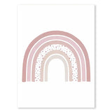 Pink Butterfly Wall Art Nursery Canvas Prints Painting Sun Rainbow Daisy Heart Posters Kawaii Pictures for Kids Girl Room Decor