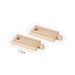2pcs Straight track