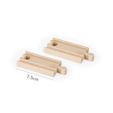 Wooden Train Track Toys Railway Rails Accessories Fit Thomas Train Road Connector Bridge Wood Railway Children Boy Christmas Gift