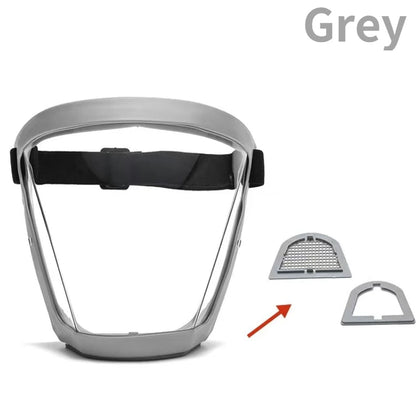 Kitchen Transparent Full Face Shield Home Oil-splash Proof Eye Facial Anti-fog Head Cover Safety Glasses