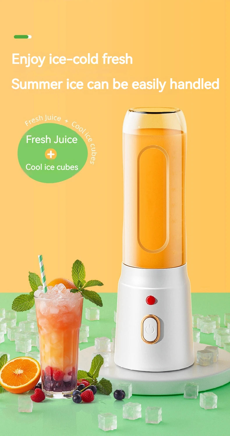 New Portable Automatic Juice Press Fruit Juice Blender USB Rechargeable Wireles Mini Juice Press Kitchen Tools Baby Food Blender