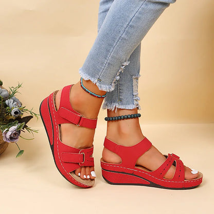 Sandalias de verano para mujer, sandalias romanas vintage, zapatos de playa antideslizantes a la moda para mujer, zapatos de punta abierta para caminar para mujer, zapatos para mujeres