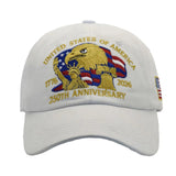 US 250th Anniversary Cap Adjustable Retro Washed Patriotic Cap US 250th Anniversary Tribute Hat Trucker Hat for Men & Women
