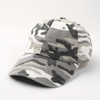 Japanese Style Street Tide Brand Soft Top Camouflage Baseball Cap Female Face Little Wild Peaked Chapéu Da Nike Cap