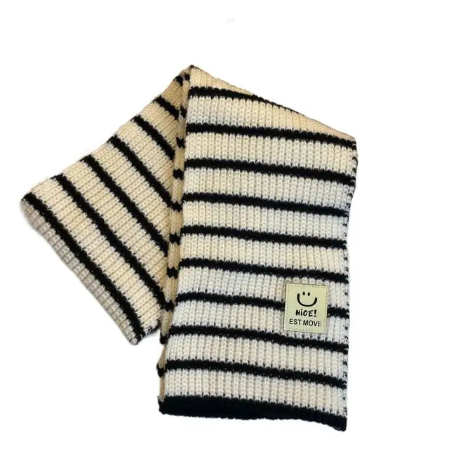 Minimalist Scarf Boys and Girls, Baby Neck, Warm, Thick, Knitted, Scarves, Collar, Wraps, Scarf, Autumn, Winter 