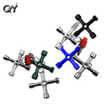 Electric control cabinet car elevator cross key wrench water meter valve key internal triangle wrench multi-purpose tool