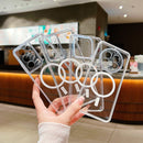Transparent For Magsafe Case for Xiaomi Mi 15 14 13 Pro Ultra 13T 14T Redmi Note 13 14 4G 5G Magnetic Shockproof Hard Cover
