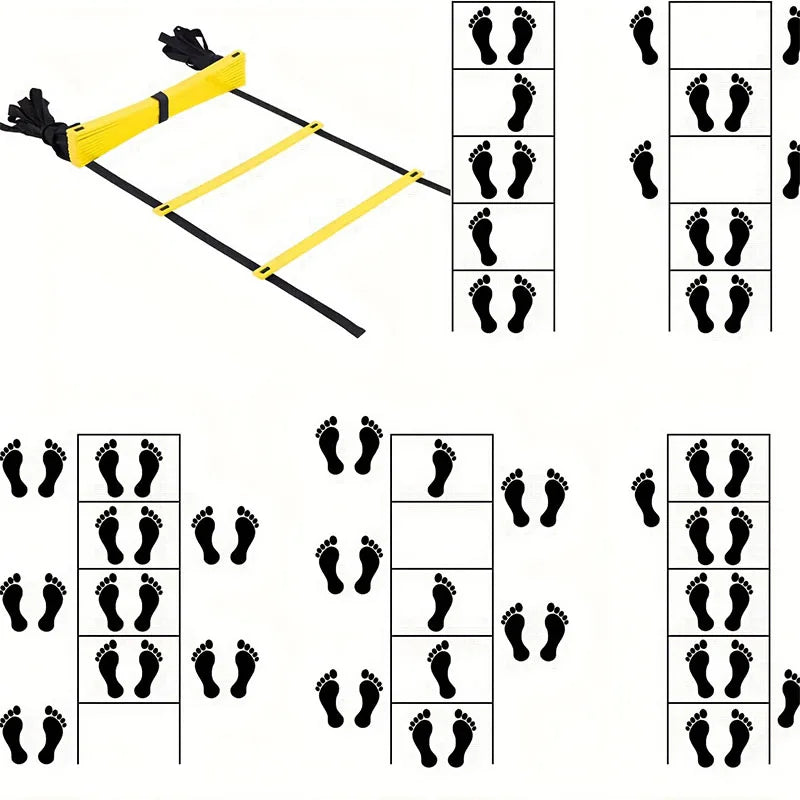 Agility Ladders Nylon Straps For Speed ​​Training And Sports Flexibility Agility Football Training Energy Ladder Equipment