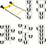 Agility Ladders Nylon Straps For Speed ​​Training And Sports Flexibility Agility Football Training Energy Ladder Equipment