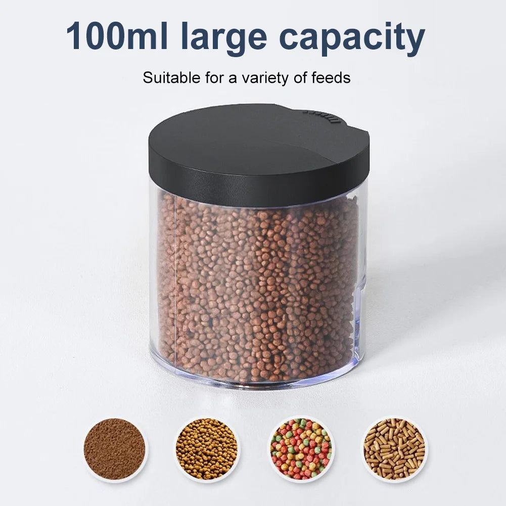 Automatic Fish Tank Feeder Digital Timer Food Dispenser For Aquarium Pond Turtle Intelligent Control Vacation Feeding Device