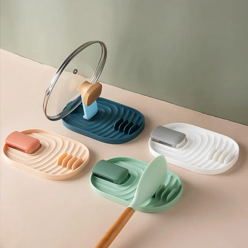 Plastic Spoon Holder Kitchen Cooking Tools Kitchen Spoon Utensil Heat Resistant Storage Racks Kitchen Accessories