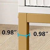 Tribesigns Modern Nightstand, 25.8" Tall Bedside Table with 3 Drawers, Contemporary End Side Table with Storage for Bedroom