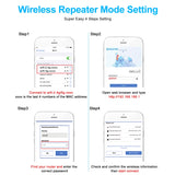 FSU 5G WiFi Repeater Wifi Amplifier Wifi Extender Network Wifi Booster 1200Mbps Long Range Wireless network internet  Repeater