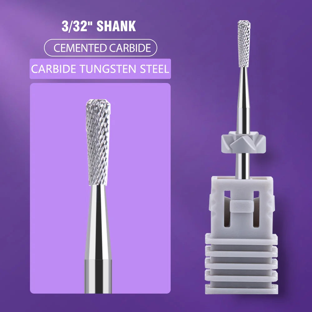 1pc Nail Drill Bit Rotate Burr Milling Nail Cutter Bits Electric Drill Machine For Manicure Pedicure Tools