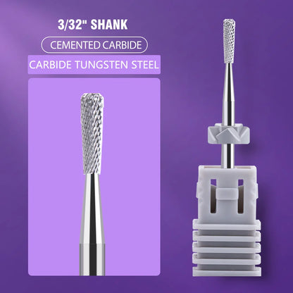 1pc Nail Drill Bit Rotate Burr Milling Nail Cutter Bits Electric Drill Machine For Manicure Pedicure Tools
