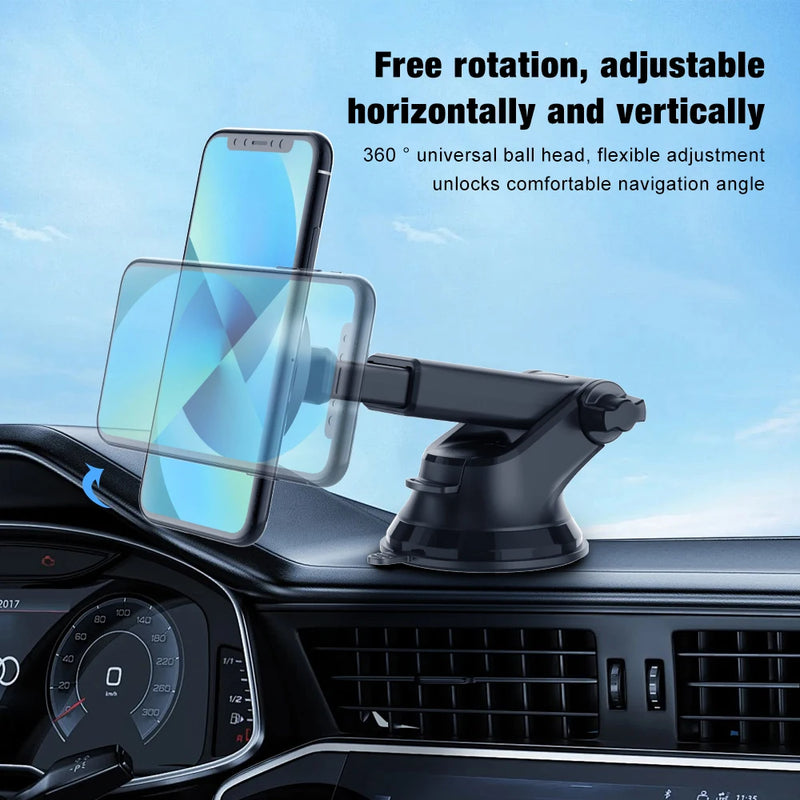 Universal Car Magnetic Phone Holder Mobile Phone Holder for iPhone Samsung Xiaomi Rotatable Magnetic Holder Stabilizes Phone