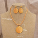 Jewelry Set For Women  Gold Plated With Necklace Pendant Nigerian Wedding Jewelry