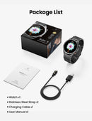 HAYLOU Solar 5 Voice Calling Smartwatch 1.58'' AMOLED Display 60Hz Smart Watch 24H Health Monitoring Sports Smartwatch for Men