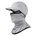 Gorro con capucha y protector solar para la cara, protección UV, de seda fría, para hombres y mujeres, ciclismo, escalada, correr, protector solar, capota de montar