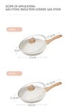 Durable Frying Pan Wok Pan Non-stick Ceramic Pot Induction Gas Stove Universal Cookware Steak Cooking Saucepan Nonstick Pan