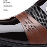 Men's Luxury Lacquer Oxford Wedding Shoes, Pointed Toe Dress Shoes for Men, Classic Business Men's Leather Shoes, Big Size 38-48