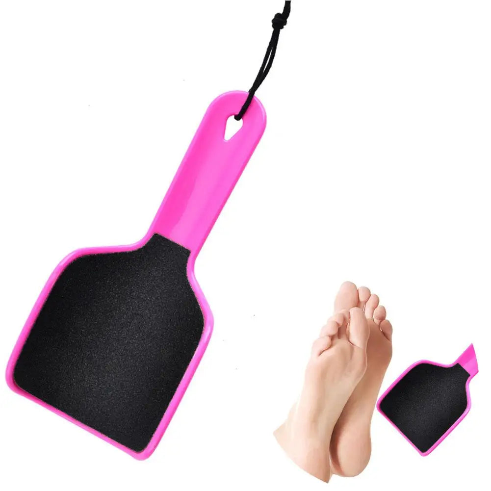 Lima curva para pies, removedor de callos y piel muerta, lima profesional de pedicura de doble cara, lijadora y depuradora en forma de U.