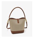 FOXER 2026 New Women's Handbag PVC Leather Lady Bucket Bag Fashion Shoulder Bag Light Luxury Best Gift for Wife,Lover
