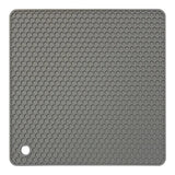 18cm Square Silicone Mat Heat Resistant Potholder Dining Table Placemat Non-slip Pot Holder Cup Coaster Kitchen Accessories