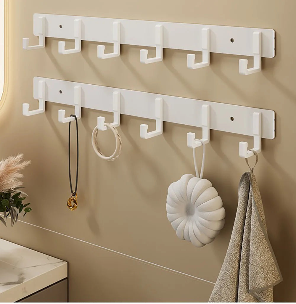 Hook strong adhesive wall mounted towel bathroom wall without punchkitchen bathroom clothes hanger load-bearing adhesive hook