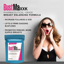 BUSTMAXXk Clinical Strength Breast Augmentation Supplement, Estrogen Patch, 0 Added, Safe With No Side Effects