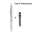 Mechanical Pencil Set 0.3 0.5 0.7 0.9 1.3 2.0mm Full Metal Art Drawing Painting Automatic Pencil with Leads Office School Supply