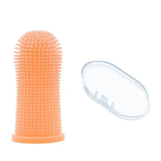 Dog Super Soft Pet Finger Toothbrush Teeth Cleaning Breath Care Nontoxic Silicone Toothbrush Cat Dog Toothbrush Pet Products