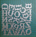 Letter Metal Cutting Dies Stencil Template Die Cut Scrapbooking Embossing Dies Art Decoration Craft Knife Mold