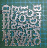 Letter Metal Cutting Dies Stencil Template Die Cut Scrapbooking Embossing Dies Art Decoration Craft Knife Mold