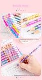 10Pcs/Lot Cute Cartoon HB Pencil With Big Eraser Kawaii Capybara Pony Pencils Student Kids Writing Pen School Stationery Gifts
