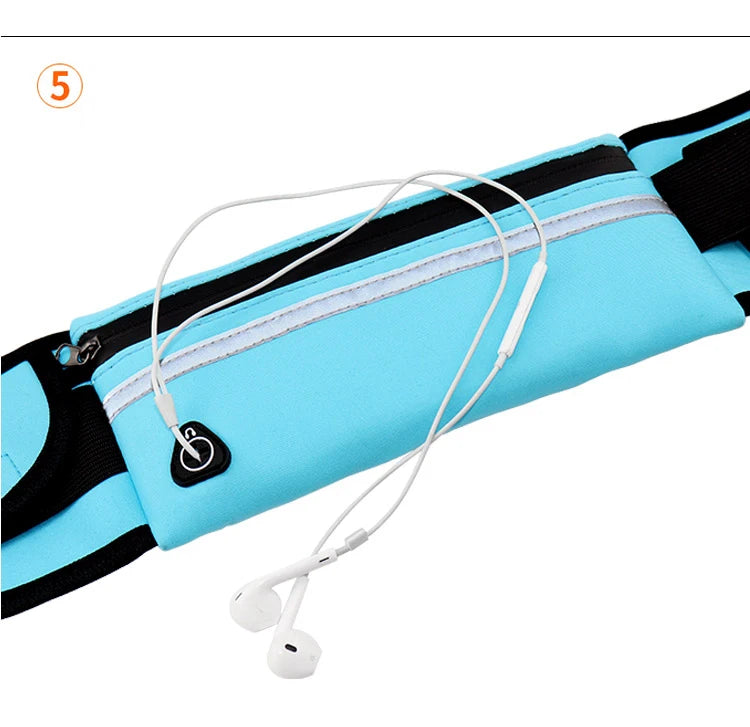 Running Bag Women Waist bag Belt bag Men Sports Fanny Pack Mobile Phone Bag Gym Running Cell Phone Jogging Run Cycling Bag
