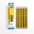 12PCS Woodcased Pencils with Eraser Pre-sharpened HB Lead Graphite Pencils for Students Adults School, Office