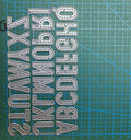 Letter Metal Cutting Dies Stencil Template Die Cut Scrapbooking Embossing Dies Art Decoration Craft Knife Mold