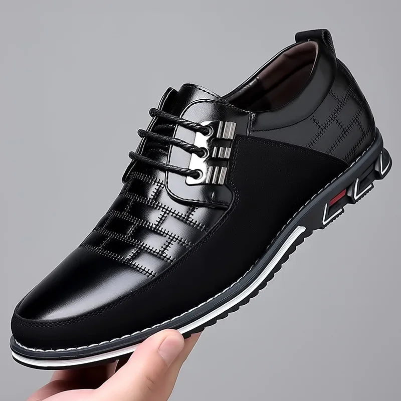 Italian Dress Mens Shoes Black Patent Leather Business Shoes Casual Loafers 2024 Fashion Wedding Party Shoes Large Size 38-48