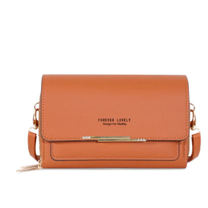 Nuevos bolsos de piel sintética para mujer, multifuncionales, de gran capacidad, tipo bandolera, a la moda, para teléfono