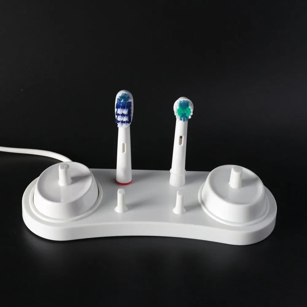 1Pc Oral B Electric Toothbrush Holder Bracket Bathroom Stand Base Support with Charger Hole for Tooth Brush Heads