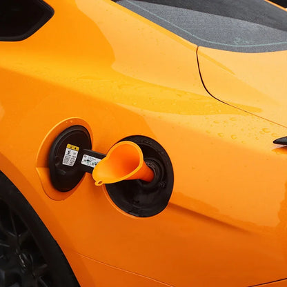 Funil de haste longa para carro, anti-respingo, ferramenta de enchimento de óleo de gasolina, plástico, motor de caminhão, mudança de óleo, funil de reabastecimento, acessórios para carro