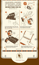 3-Hole 4mm Card Hole Punch Limited Edition Loose Leaf Notebook M5/A7 Portable Binder Punching Machine Office Supplies For 1paper