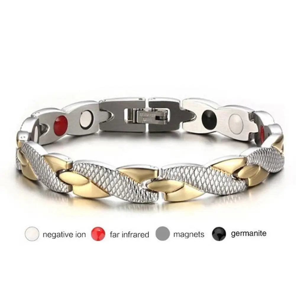 Pulsera magnética de terapia con diseño de dragón para mujer y hombre.