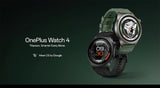 Novo Smartwatch OnePlus Watch 4 (Versão Global) – Tela OLED de 1,5", Snapdragon W5, até 16 dias de bateria, NFC, IP69, Google Assistente e GPS