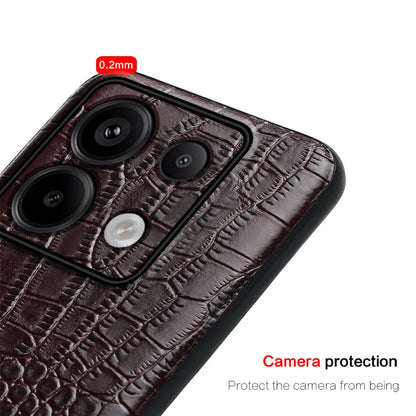 Genuine Cowhide Leather Phone Case for Xiaomi Mi 14 Ultra 13T Pro 14T Pro Poco X6 Pro Back Cover for Redmi Note 13 Pro Plus 5G