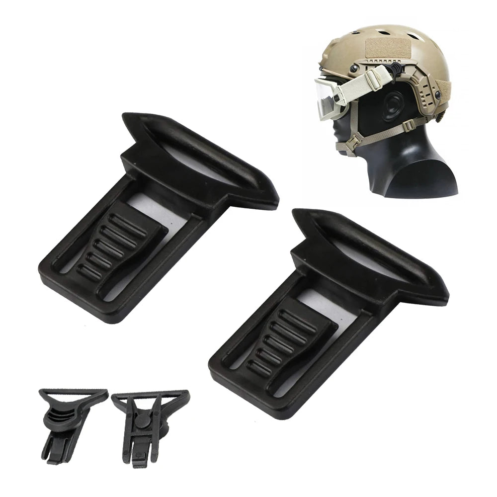 FMA Fast Helmet Goggle Swivel Clips Set for Helmet Side Rails Wargame Paintball Airsoft Tactical Combat Mount Helmet Accessory