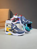 Autumn and Winter Children's Shoes, Boys' Sports Shoes, Leather Surface, Breathable, Non-Slip, Versatile Sports Shoes for Middle-Aged and Older Children, Elementary School Students