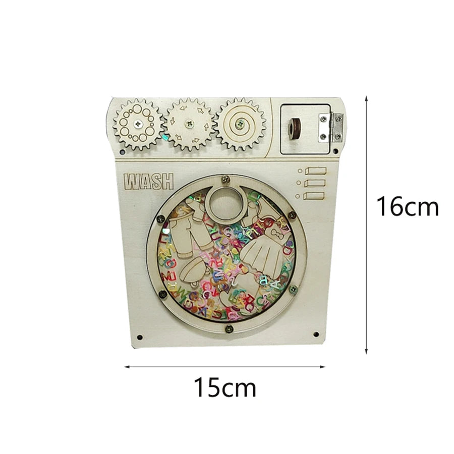 Wooden Busy Board DIY Toy Baby Montessori Sensory Activity Board Accessories For Children Locks Busyboard Parts Educational Toys