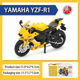 MSZ 1:18 BMW R1250 RT Police Motorcycle Alloy Model Static Die Casting Model Children's Toy Car Motorcycle Model Collection Gift